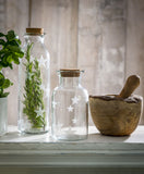 Small Wide Neck Glass Jar